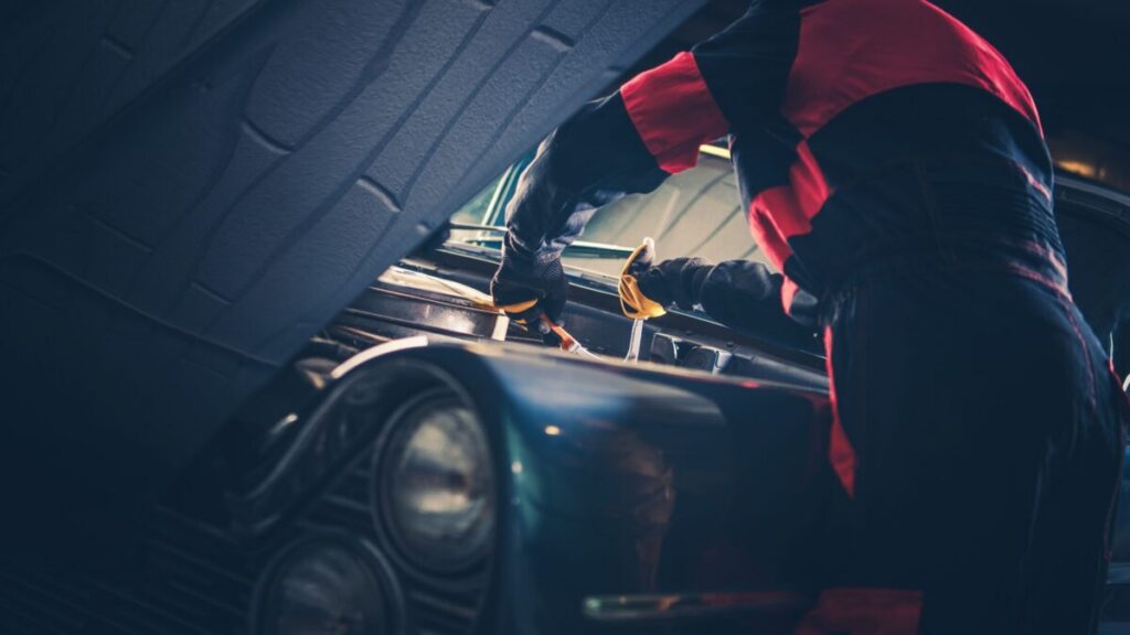 Restoring a classic car